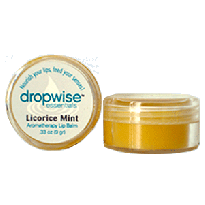 Organic Lip Balm, Licorice Mint